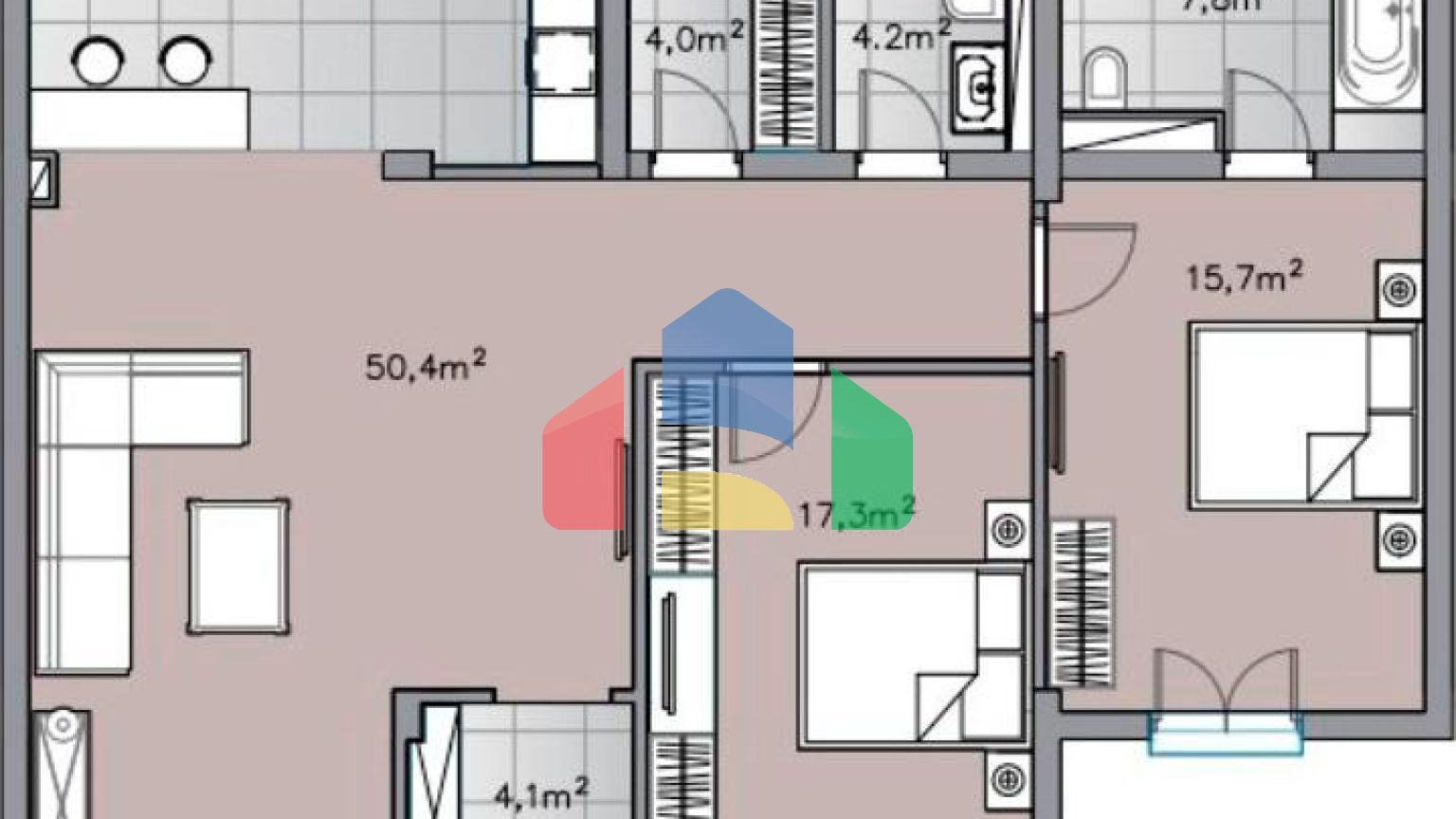 Жилой комплекс вилл в Дженовичи с панорамным видом на море вблизи Porto Novi