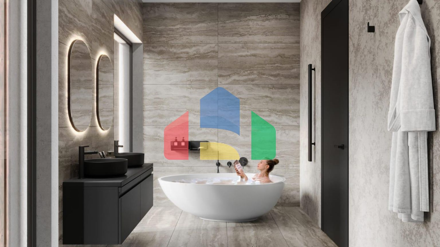 Жилой комплекс вилл в Дженовичи с панорамным видом на море вблизи Porto Novi