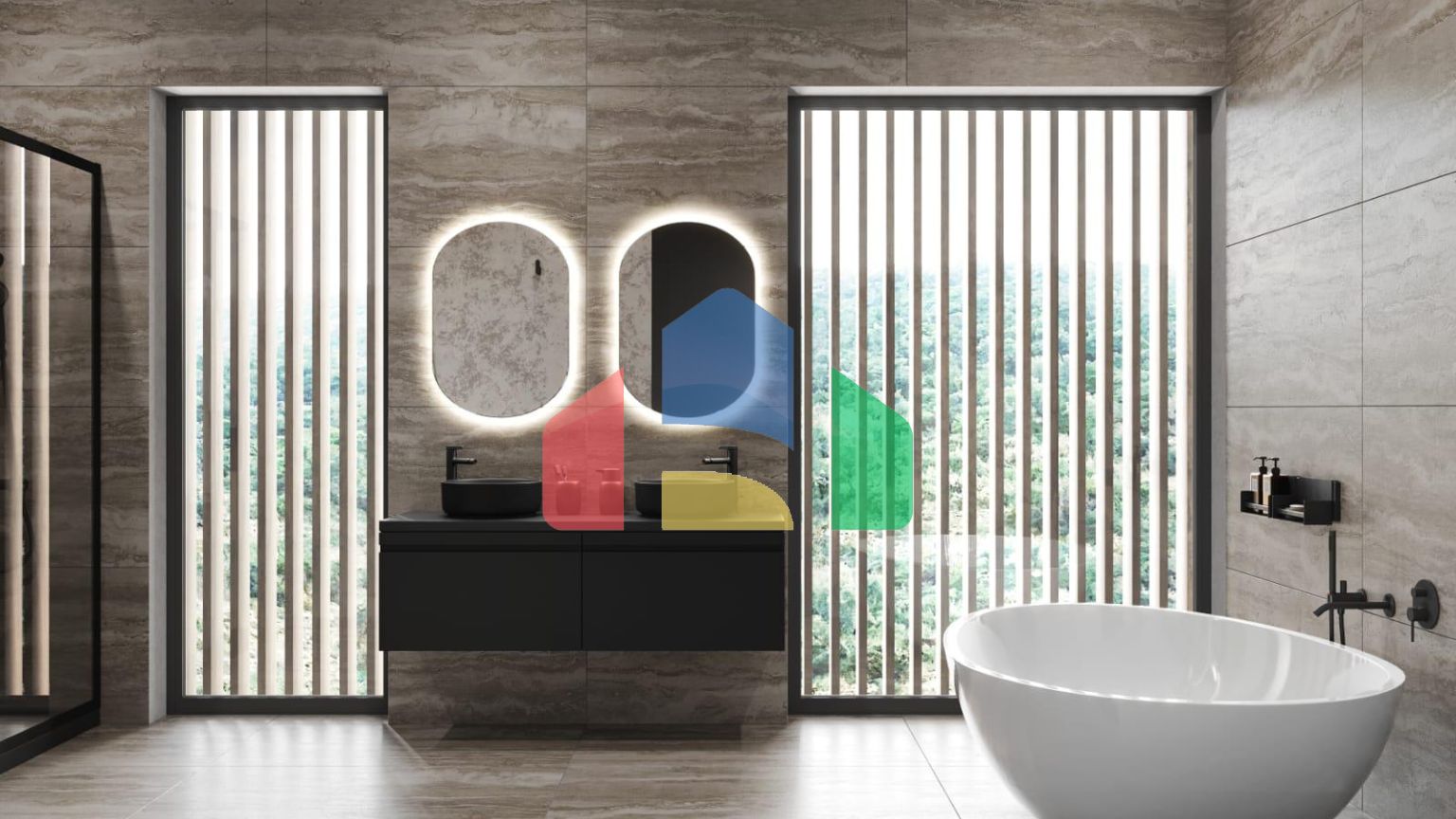 Жилой комплекс вилл в Дженовичи с панорамным видом на море вблизи Porto Novi