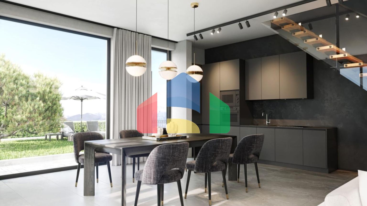 Жилой комплекс вилл в Дженовичи с панорамным видом на море вблизи Porto Novi