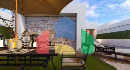 New Build Independent Villas with Private Pool and Solarium in Roldán, Torre-Pacheco