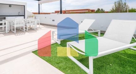 Новые независимые виллы с частным бассейном и солярием в Рольдане, Торре-Пачеко