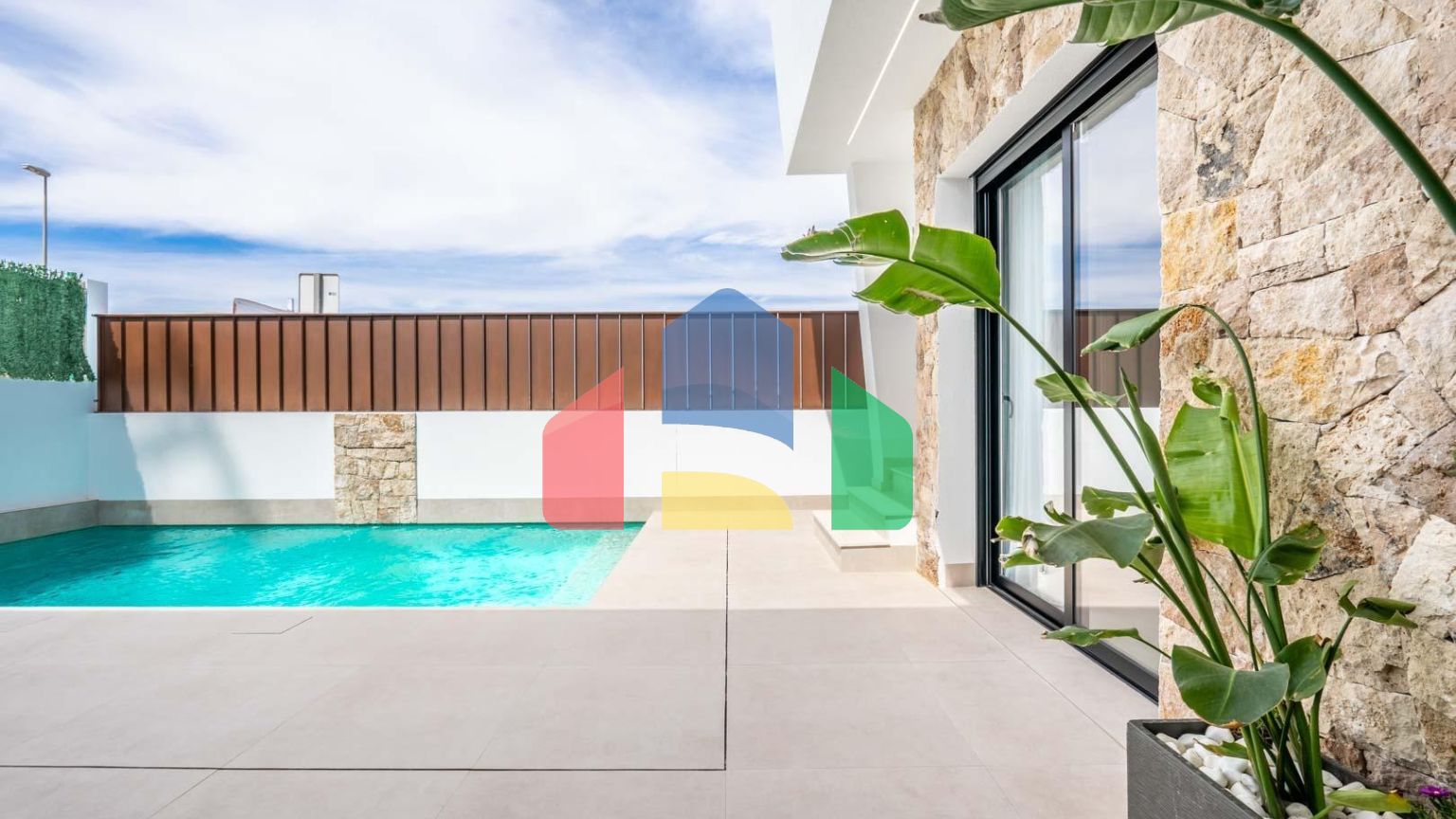 Новые независимые виллы с частным бассейном и солярием в Рольдане, Торре-Пачеко