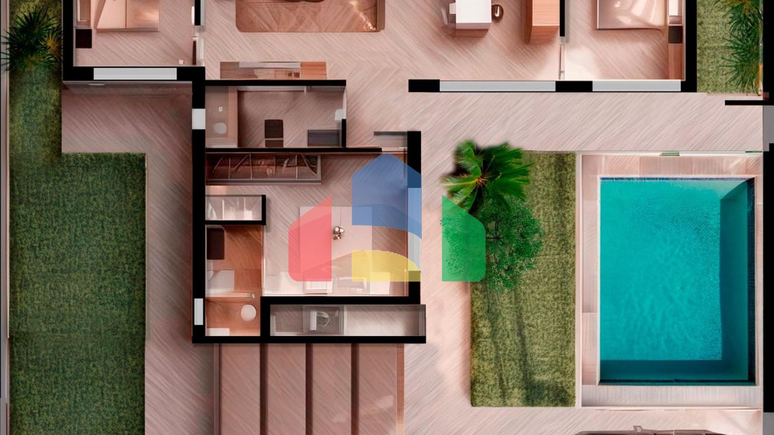 Новые независимые виллы с частным бассейном и солярием в Рольдане, Торре-Пачеко