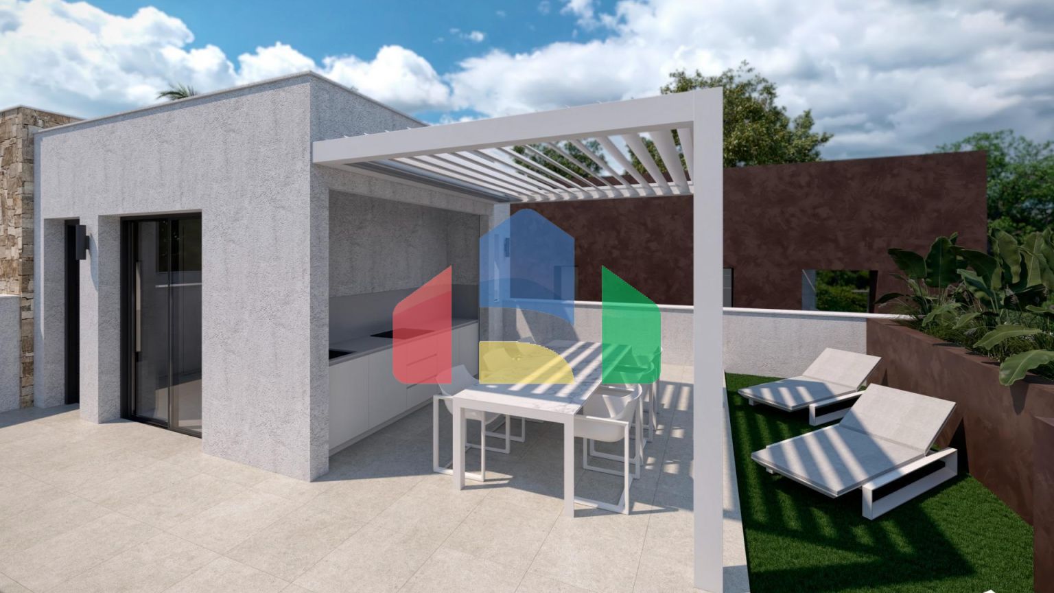 НОВЫЕ ВИЛЛЫ В ЧАСТНОМ ЗАКРЫТОМ КУРОРТЕ В ПРОВИНЦИИ МУРСИЯ