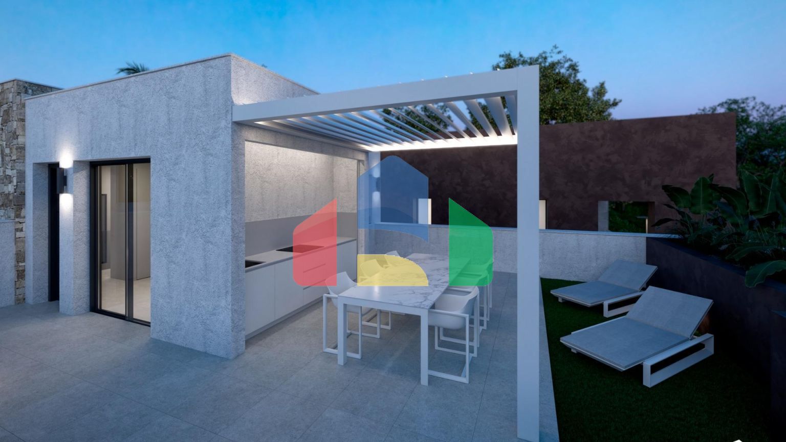 НОВЫЕ ВИЛЛЫ В ЧАСТНОМ ЗАКРЫТОМ КУРОРТЕ В ПРОВИНЦИИ МУРСИЯ