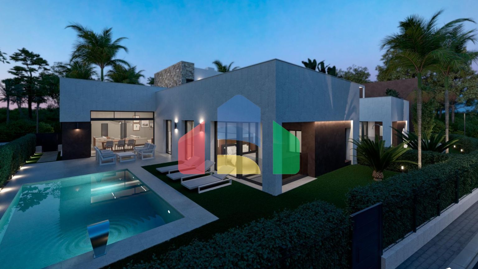 НОВЫЕ ВИЛЛЫ В ЧАСТНОМ ЗАКРЫТОМ КУРОРТЕ В ПРОВИНЦИИ МУРСИЯ