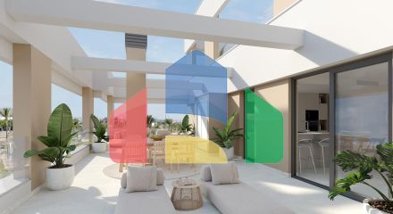 НОВЫЙ ЖИЛОЙ КОМПЛЕКС В ЧАСТНОМ ЗАКРЫТОМ КУРОРТЕ В ПРОВИНЦИИ МУРСИЯ