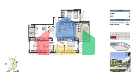 НОВЫЙ ЖИЛОЙ КОМПЛЕКС В ЧАСТНОМ ЗАКРЫТОМ КУРОРТЕ В ПРОВИНЦИИ МУРСИЯ