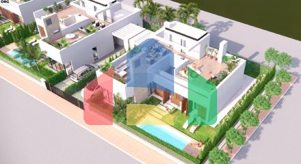 Complex of 4 villas in Torre Pacheco (Murcia)