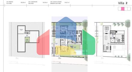 Комплекс из 4 вилл в Торре-Пачеко (Мурсия)