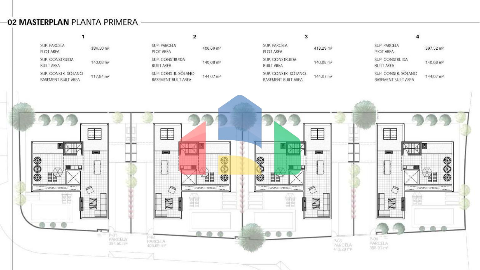 Комплекс из 4 вилл в Торре-Пачеко (Мурсия)