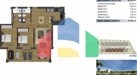 НОВЫЙ ЖИЛОЙ КОМПЛЕКС РЯДОМ С ЛА СЕРЕНА ГОЛЬФ, ЛОС АЛЬКАСАРЕС