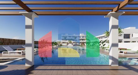 Новый жилой комплекс в Лос-Алькасаресе рядом с гольф-клубом Serena Golf и пляжем Мар Менор Новый жилой комплекс в Лос-Алькасаресе рядом с гольф-клубом Serena Golf и пляжем Мар Менор