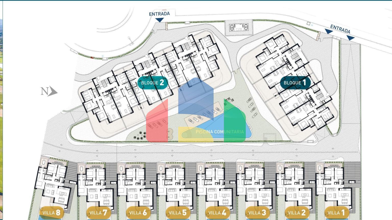 Новый жилой комплекс на первой линии поля для гольфа La Serena в Лос-Алькасарес