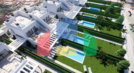 Роскошные новые виллы на набережной в Лос-Алькасаресе Роскошные новые виллы на набережной в Лос-Алькасаресе