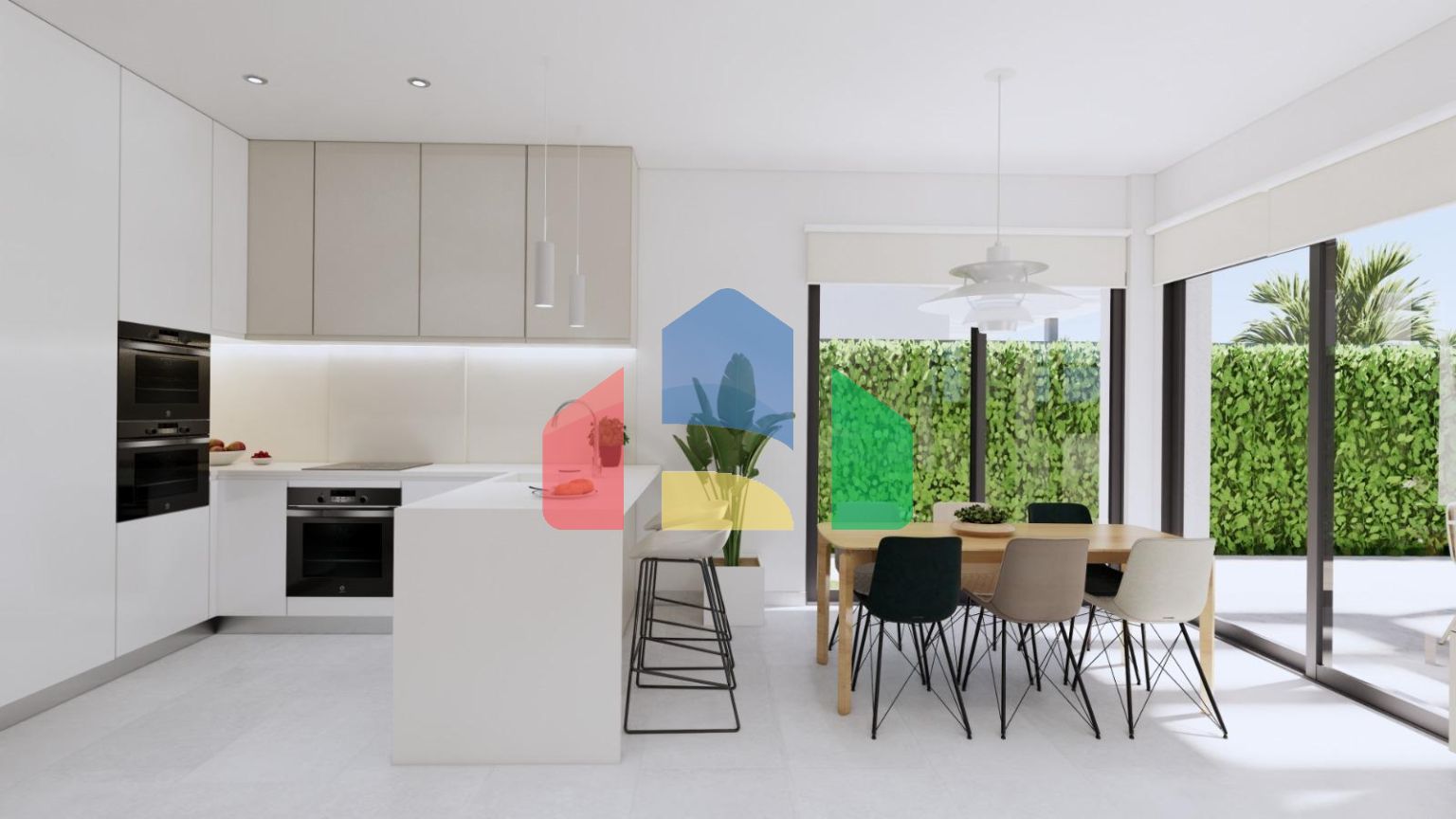 Роскошные новые виллы на набережной в Лос-Алькасаресе