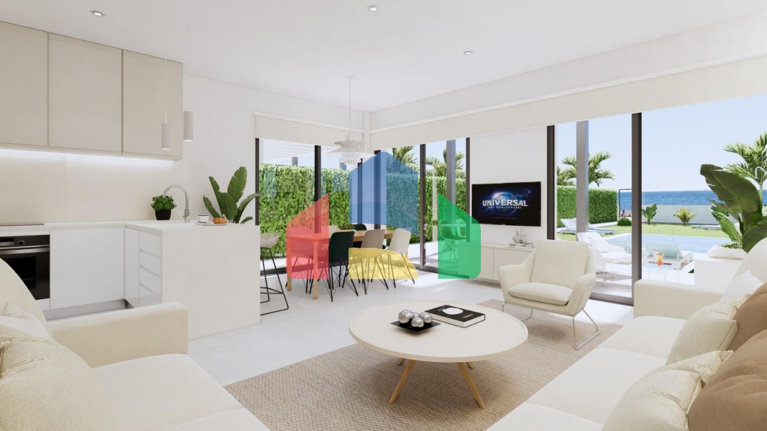 Роскошные новые виллы на набережной в Лос-Алькасаресе