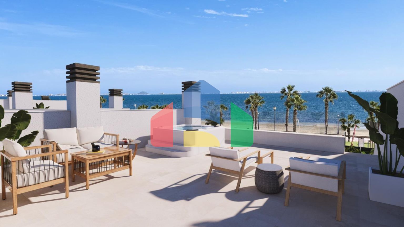 Роскошные новые виллы на набережной в Лос-Алькасаресе