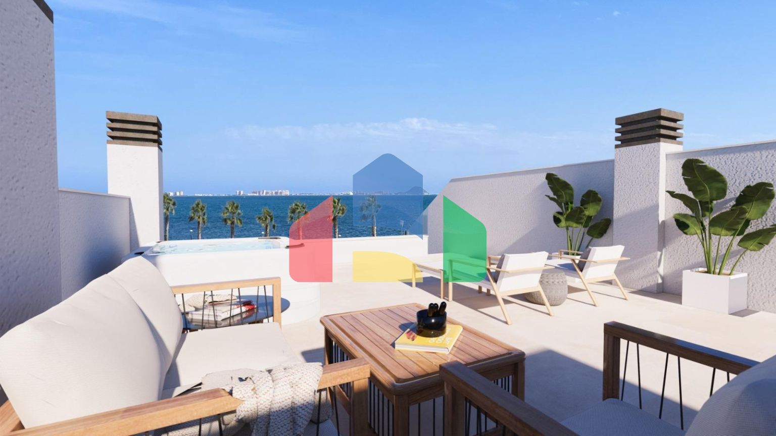 Роскошные новые виллы на набережной в Лос-Алькасаресе