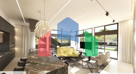 Виллы на берегу озера в курортном комплексе Santa Rosalía Lake Resort, Мурсия