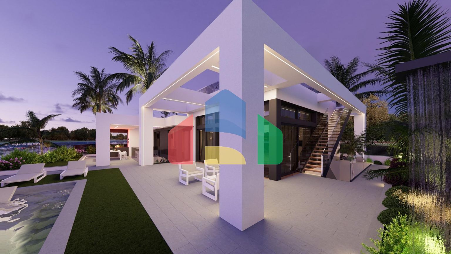 Виллы на берегу озера в курортном комплексе Santa Rosalía Lake Resort, Мурсия