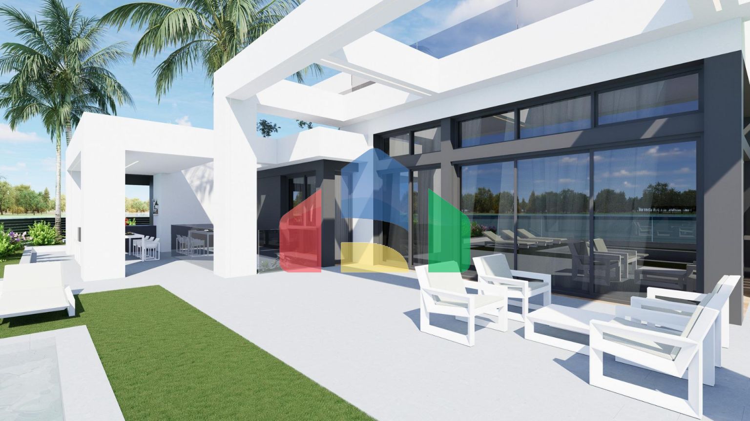 Виллы на берегу озера в курортном комплексе Santa Rosalía Lake Resort, Мурсия