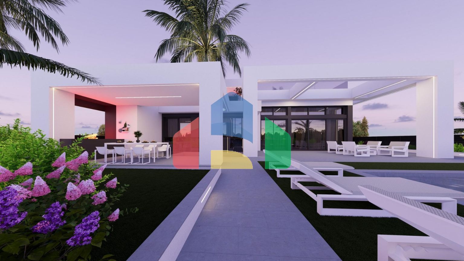 Виллы на берегу озера в курортном комплексе Santa Rosalía Lake Resort, Мурсия