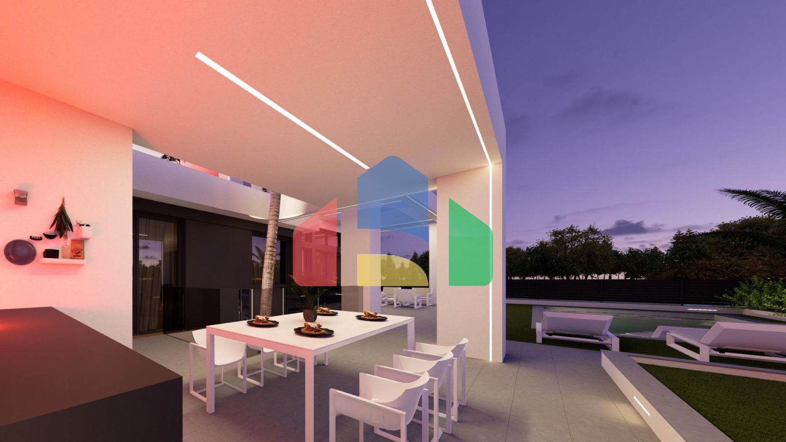 Виллы на берегу озера в курортном комплексе Santa Rosalía Lake Resort, Мурсия