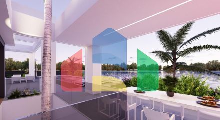 Виллы на берегу озера в курортном комплексе Santa Rosalía Lake Resort, Мурсия Виллы на берегу озера в курортном комплексе Santa Rosalía Lake Resort, Мурсия