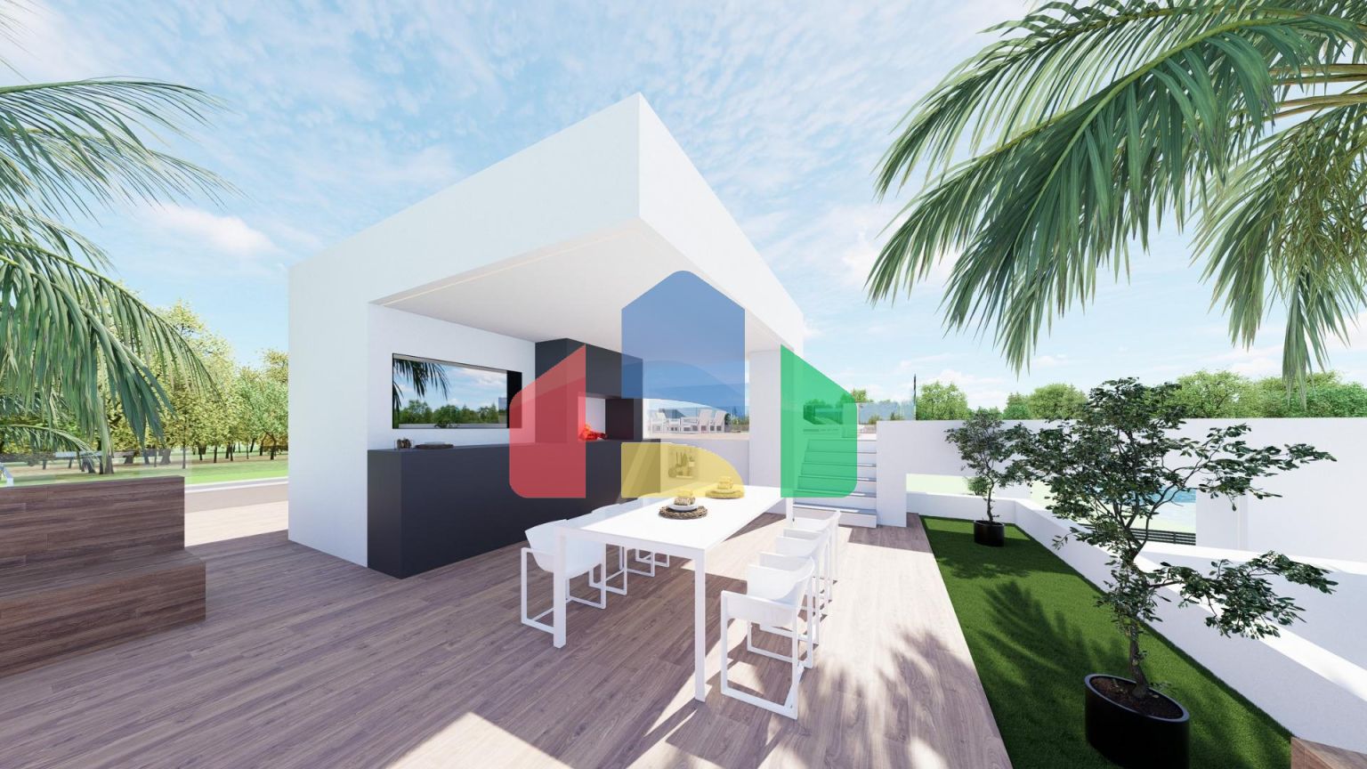 Виллы на берегу озера в курортном комплексе Santa Rosalía Lake Resort, Мурсия