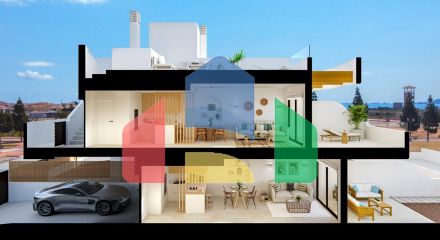 Новый жилой комплекс в Лос-Алькасаресе рядом с гольф-клубом Serena Golf и пляжем Мар Менор