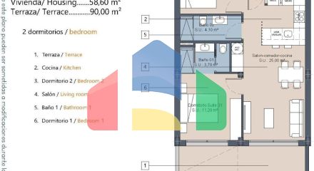 Новый жилой комплекс в Лос-Алькасаресе рядом с гольф-клубом Serena Golf и пляжем Мар Менор