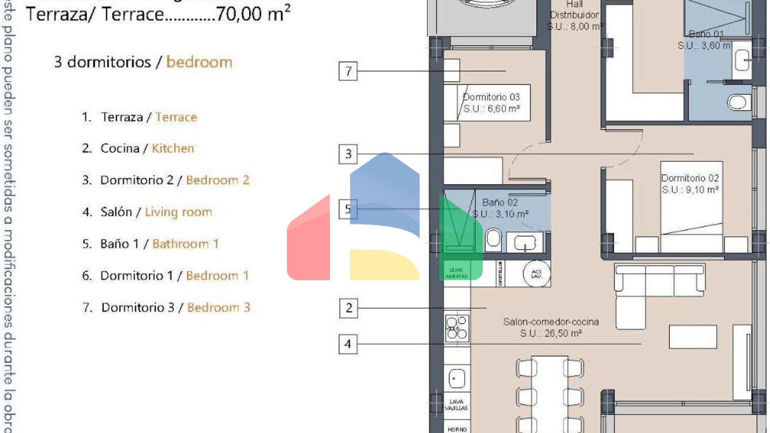 Новый жилой комплекс в Лос-Алькасаресе рядом с гольф-клубом Serena Golf и пляжем Мар Менор