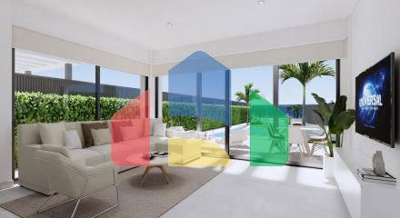 Luxury New Construction Villas on the Waterfront in Los Alcázares
