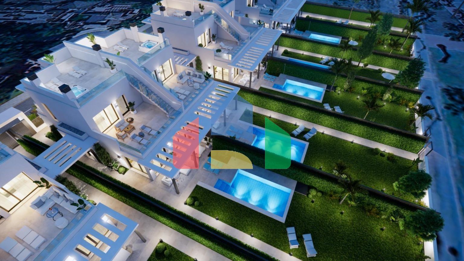 Роскошные новые виллы на набережной в Лос-Алькасаресе