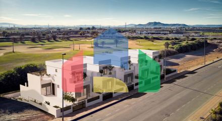 Сдворенные и отдельно стоящие виллы новой постройки в La Serena Golf-Los Alcázares Сдворенные и отдельно стоящие виллы новой постройки в La Serena Golf-Los Alcázares