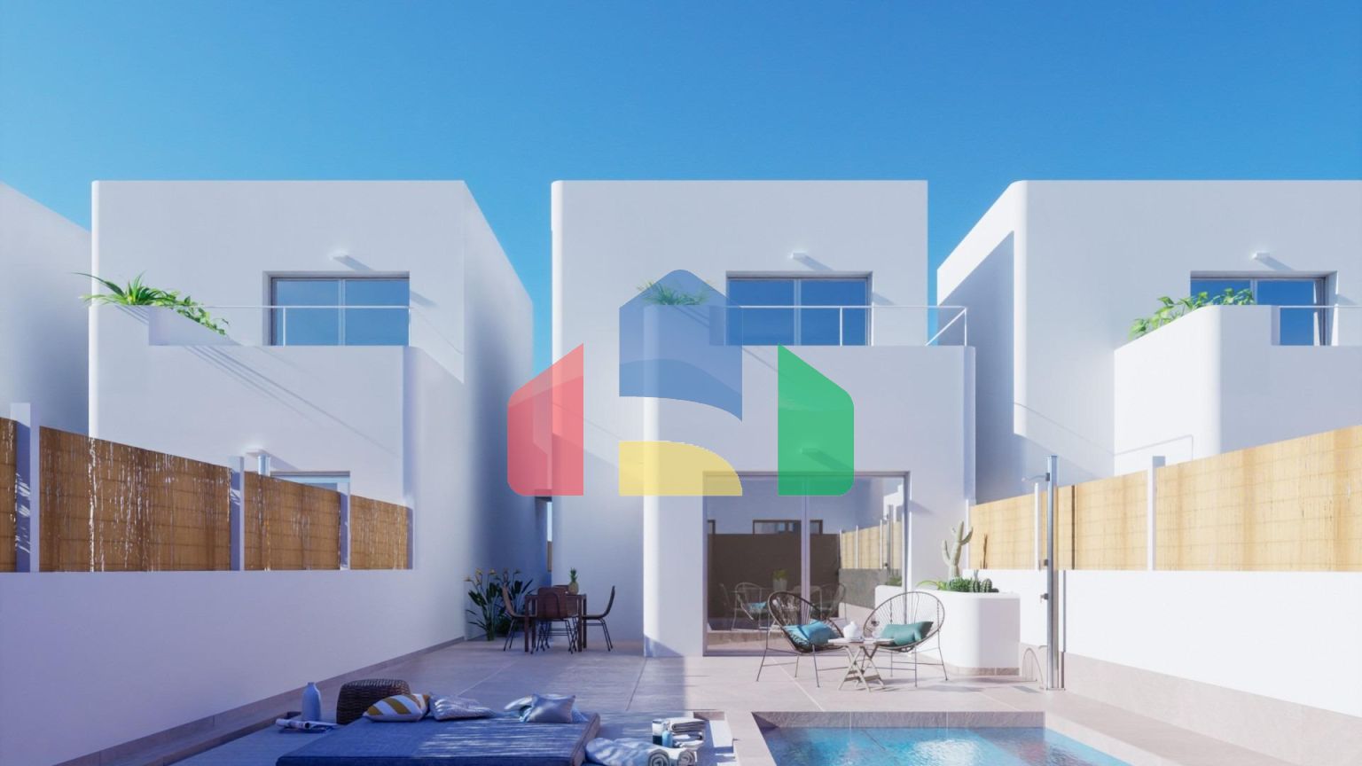 НОВЫЕ ВИЛЛЫ В ИБИЦЕНСКОМ СТИЛЕ В ЛОС-АЛЬКАСАРЕСЕ