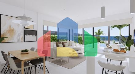 Роскошные новые виллы на набережной в Лос-Алькасаресе