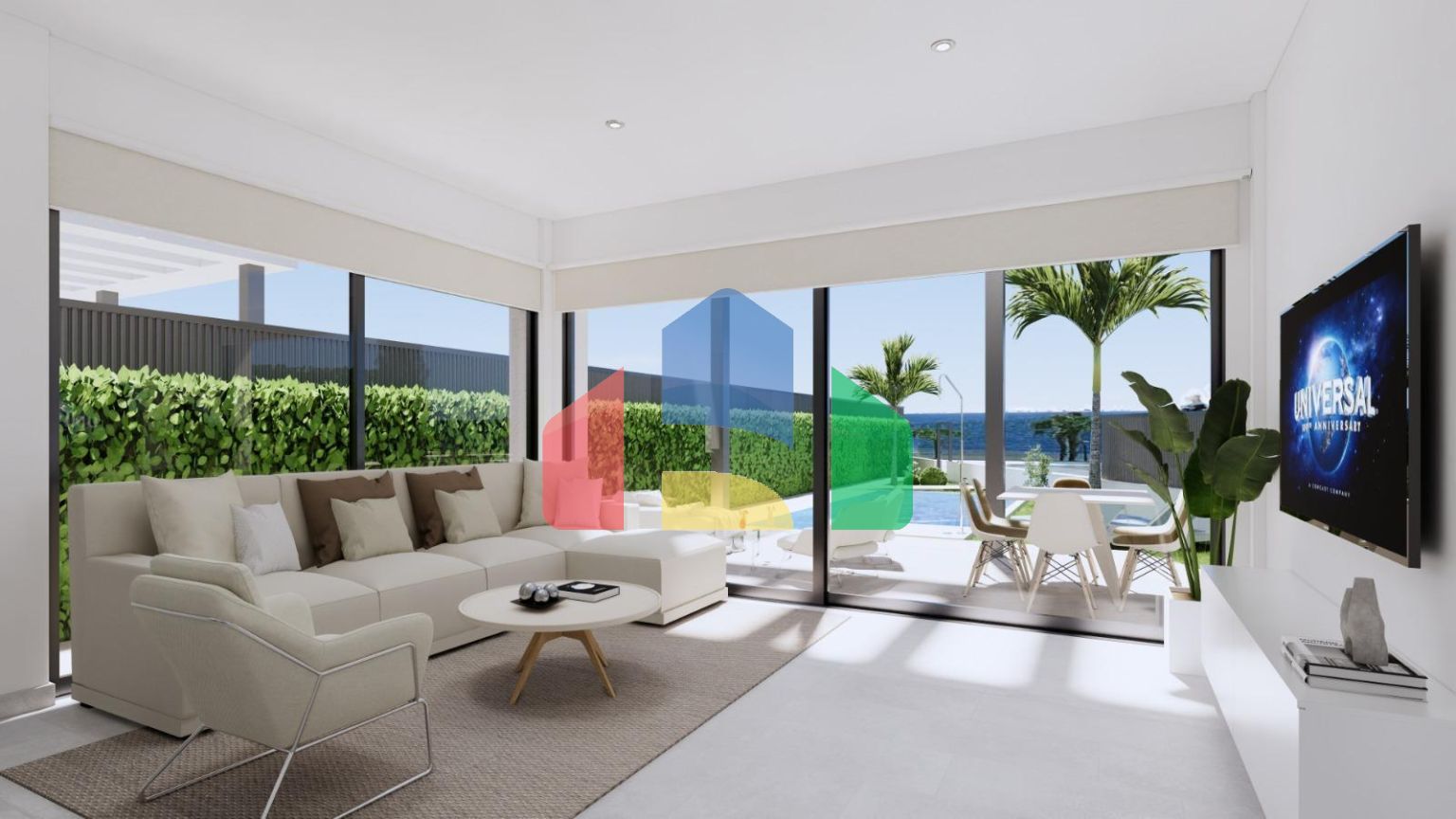 Роскошные новые виллы на набережной в Лос-Алькасаресе