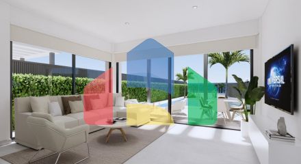 Роскошные новые виллы на набережной в Лос-Алькасаресе