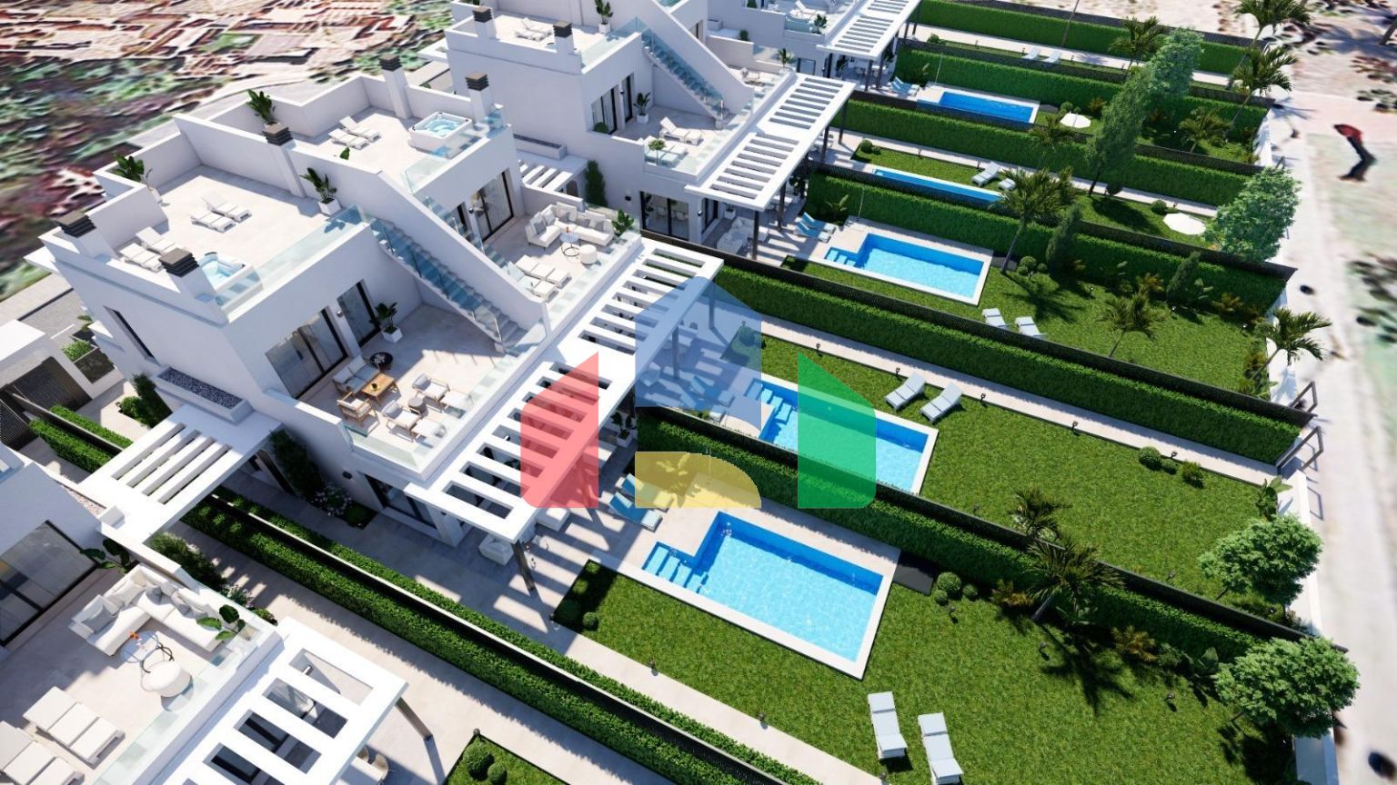 Роскошные новые виллы на набережной в Лос-Алькасаресе