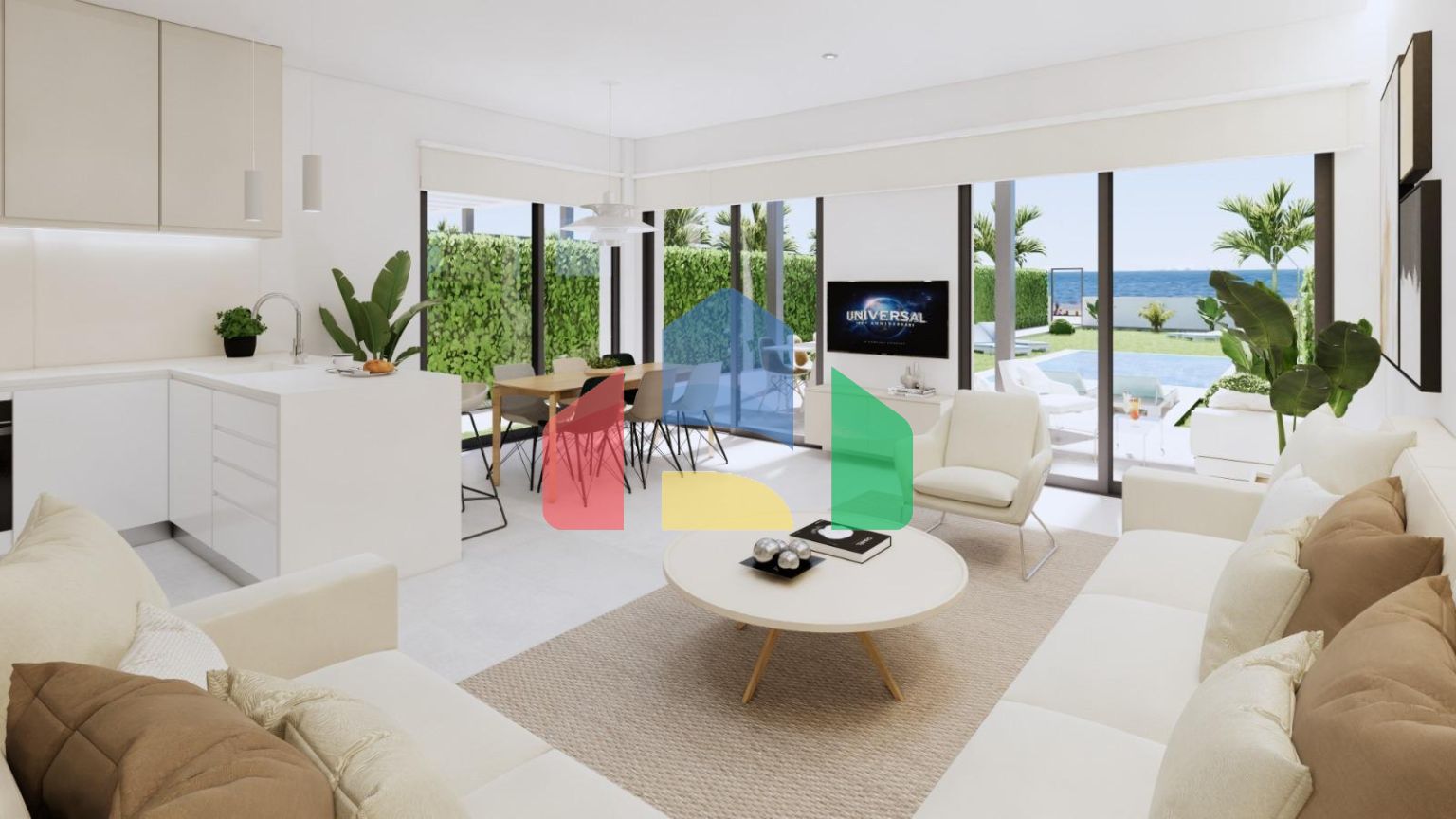 Роскошные новые виллы на набережной в Лос-Алькасаресе