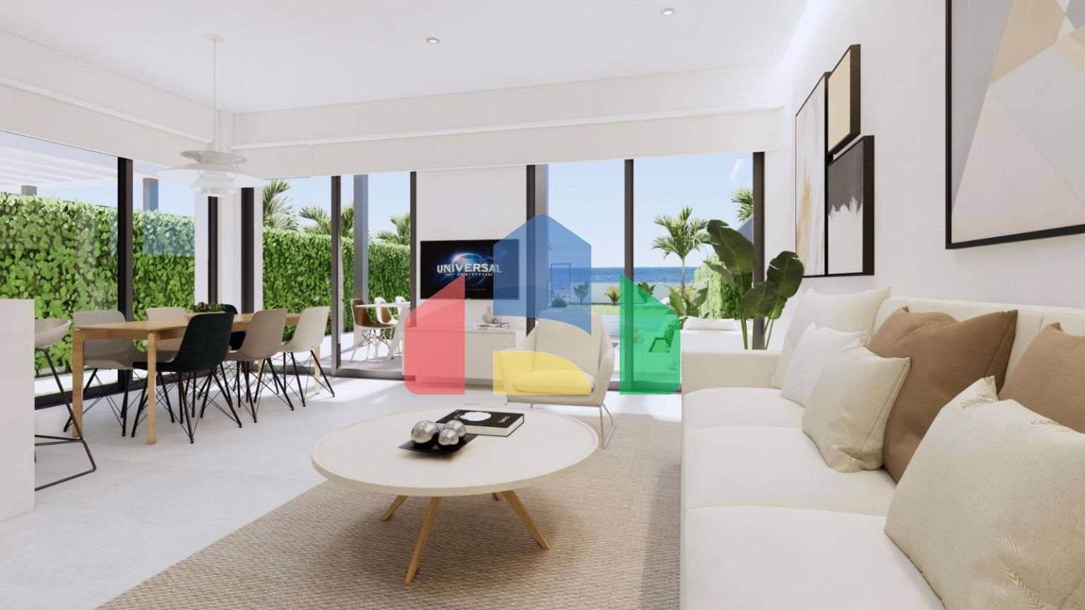 Роскошные новые виллы на набережной в Лос-Алькасаресе