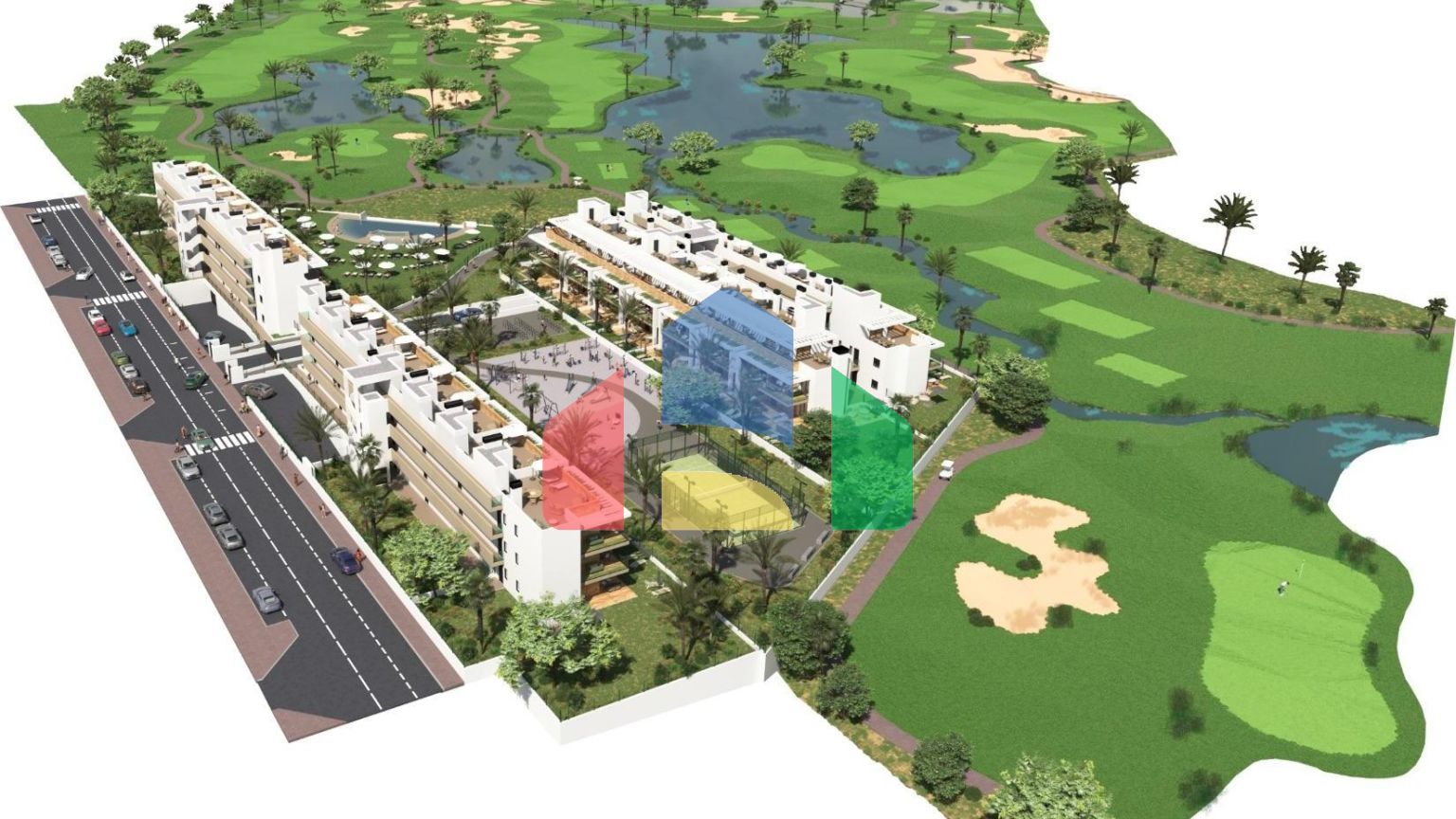 НОВЫЙ ЖИЛОЙ КОМПЛЕКС РЯДОМ С ЛА СЕРЕНА ГОЛЬФ, ЛОС АЛЬКАСАРЕС