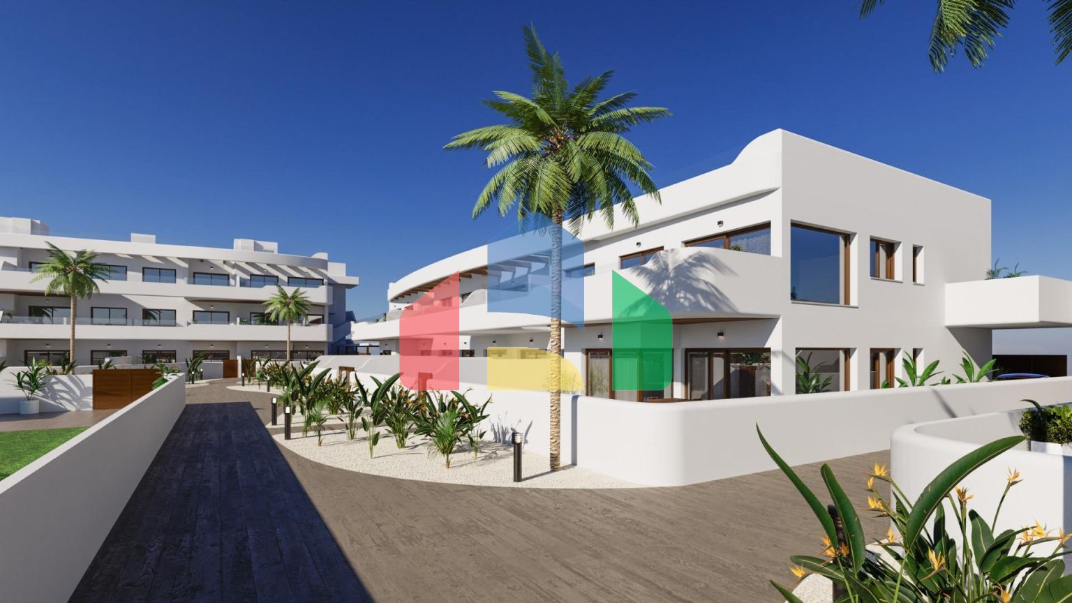 Новый жилой комплекс в Лос-Алькасаресе рядом с гольф-клубом Serena Golf и пляжем Мар Менор