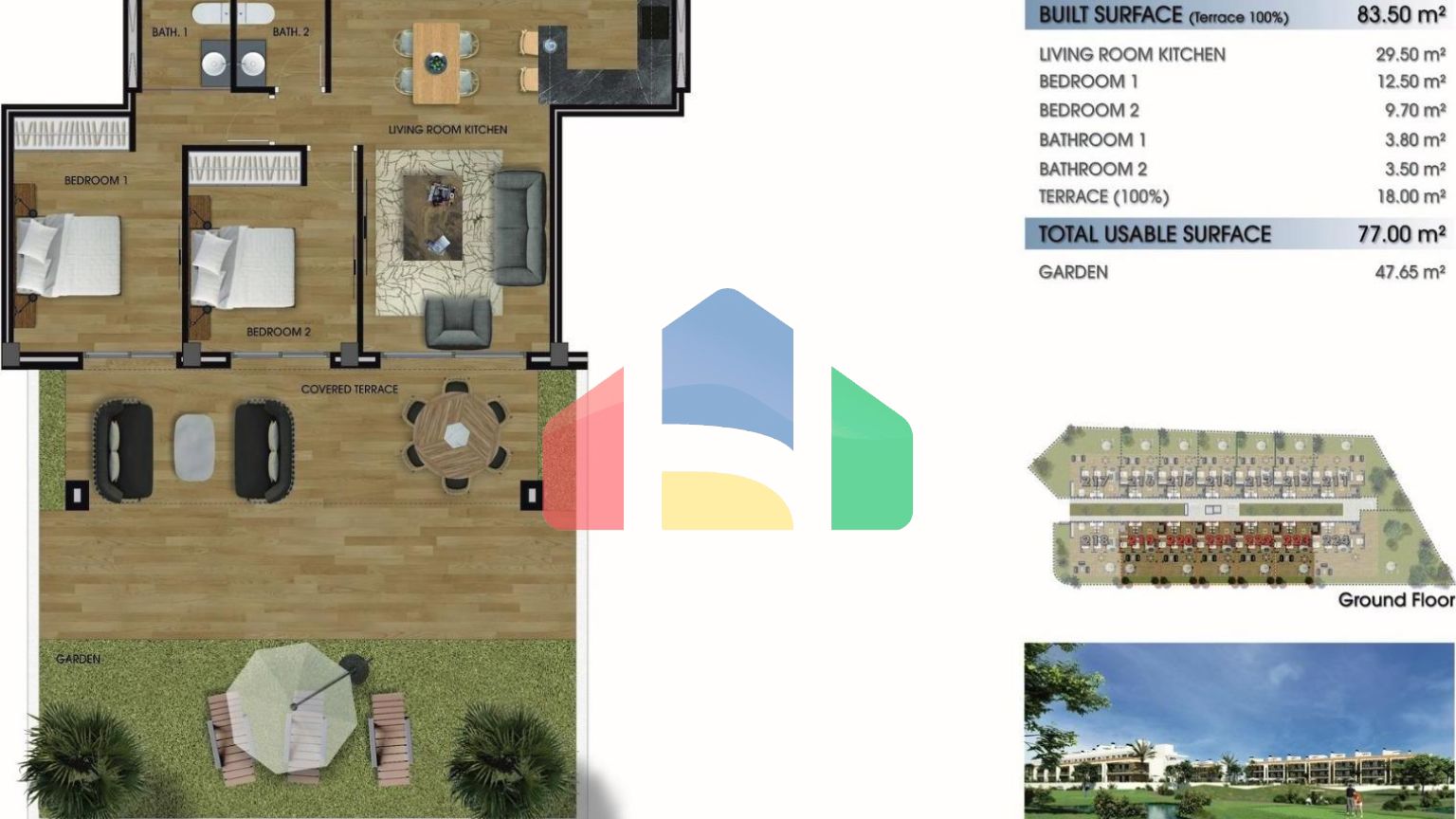 НОВЫЙ ЖИЛОЙ КОМПЛЕКС РЯДОМ С ЛА СЕРЕНА ГОЛЬФ, ЛОС АЛЬКАСАРЕС