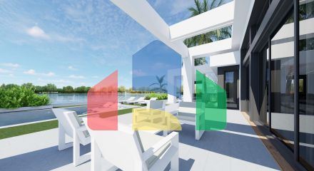 Виллы на берегу озера в курортном комплексе Santa Rosalía Lake Resort, Мурсия