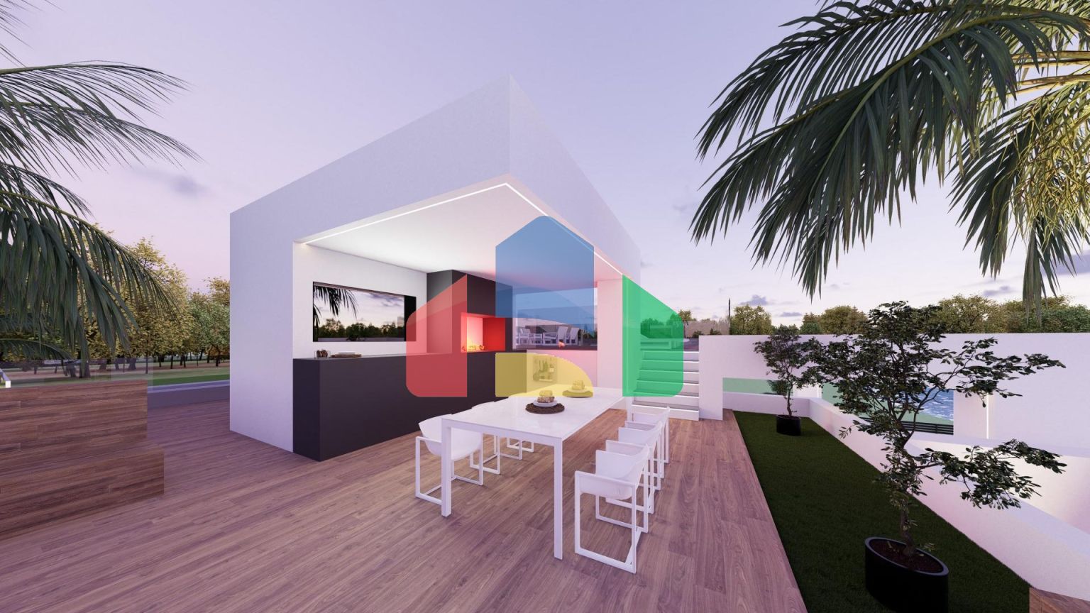 Виллы на берегу озера в курортном комплексе Santa Rosalía Lake Resort, Мурсия