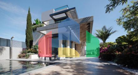 NEW BUILD VILLAS IN PRIVATE GATED RESORT IN PROVINCE OF MURCIA